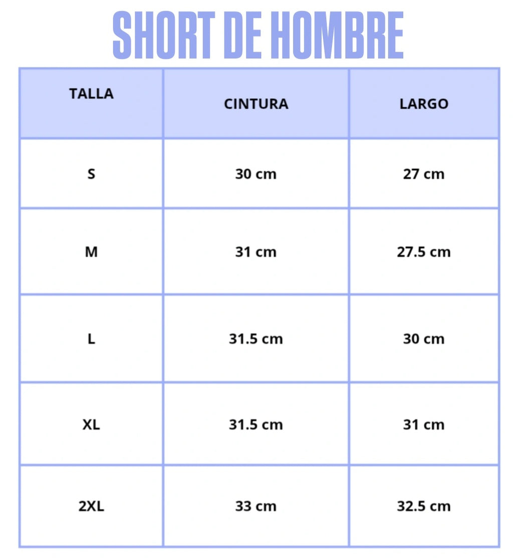 SHORT CLASICO HOMBRE
